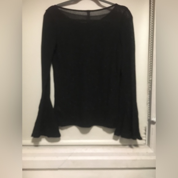 Sparkle Bell Sleeve Light Sweater Sz Medium - Picture 8 of 8